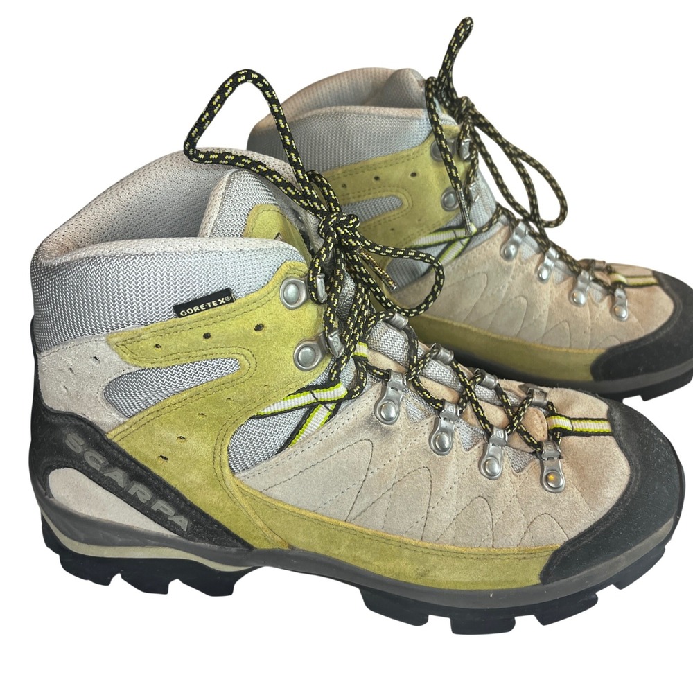 Scarpa KailashGTX Gore-Tex Suede Hiking Boots Vibram Men 8 Women 9 Waterproof